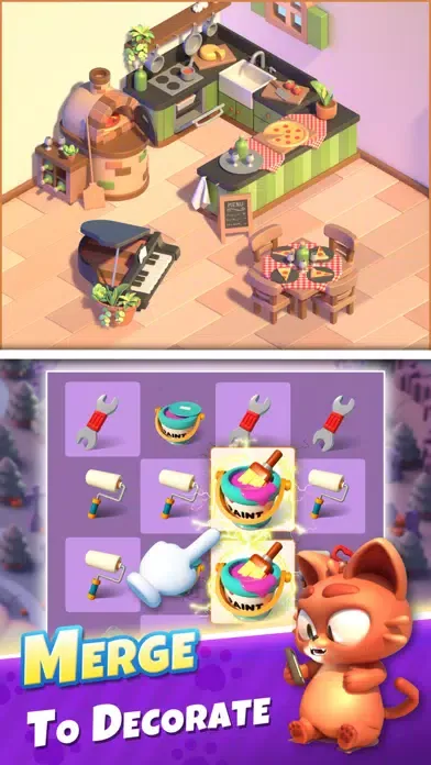 Capturas de pantalla de Mergetopia: Merge and Slots