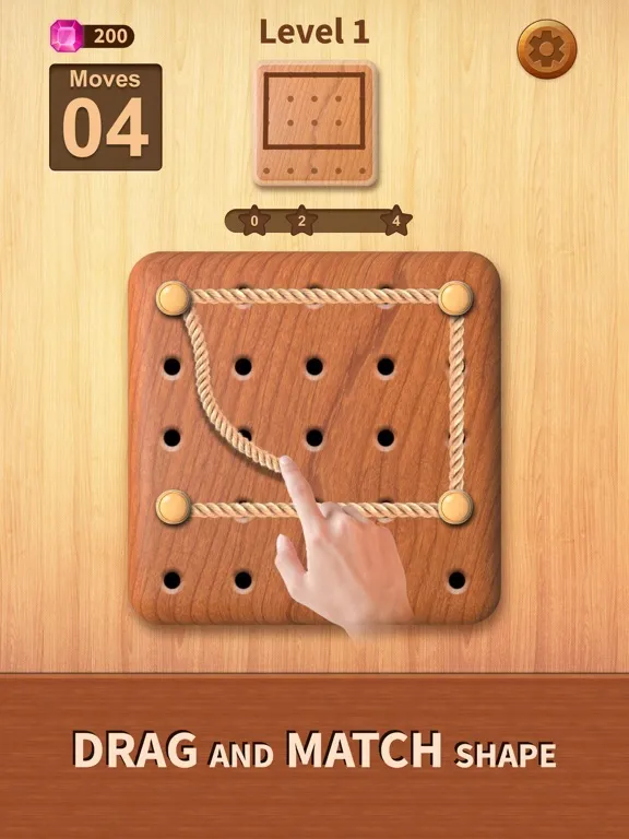 Art Puzzle: Rope Art iPad  Screenshots
