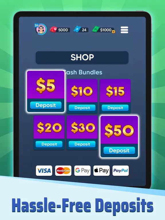 Royal Wave: Win Real Money iPad  Screenshots