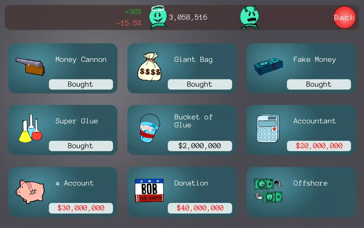 Bob the Bankster Screenshots