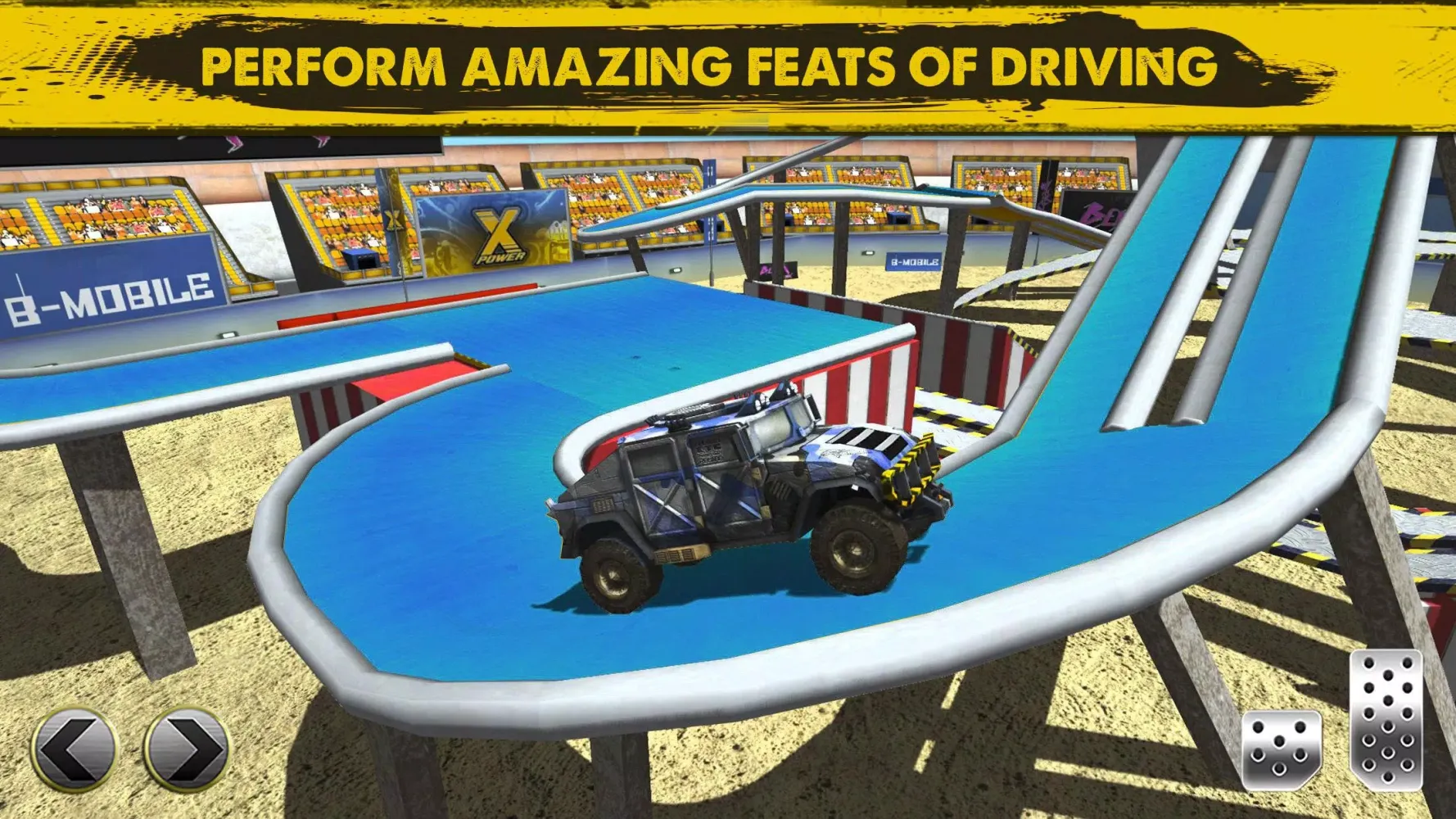 Tangkapan skrin 3D Monster Truck Parking Game