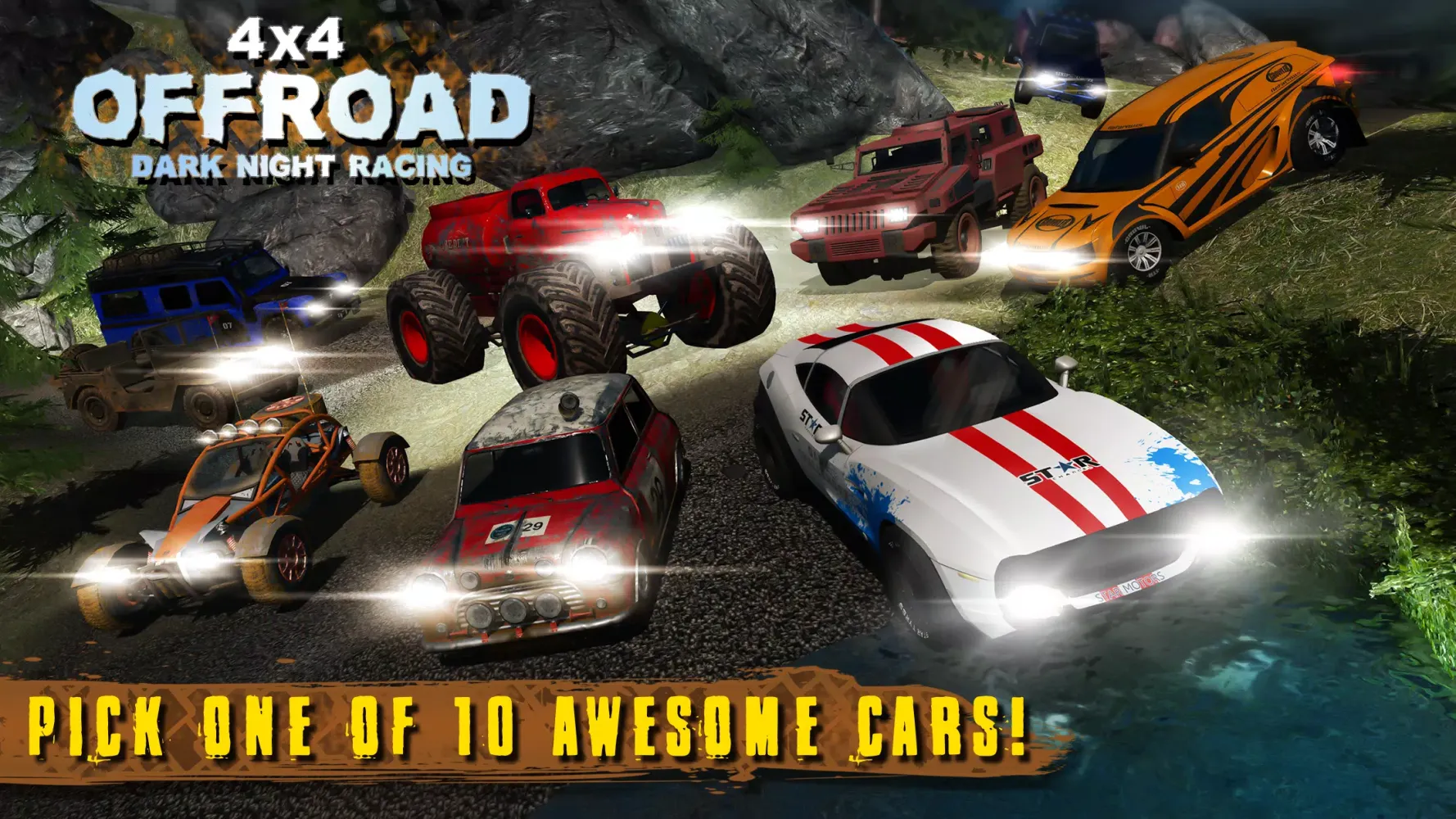 Capturas de pantalla de 4x4 Offroad: Dark Night Racing
