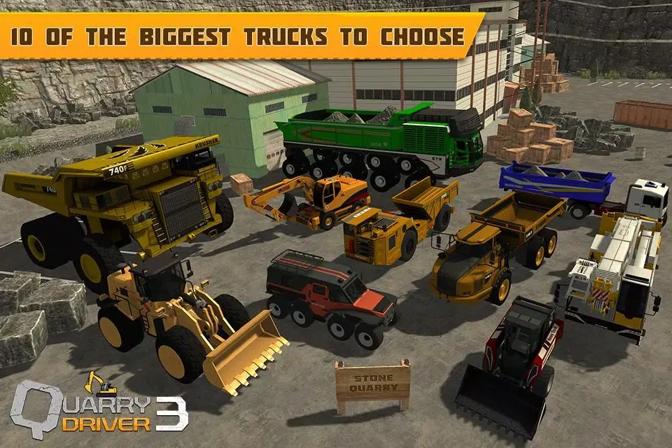 Capturas de tela do Quarry Driver 3: Giant Trucks