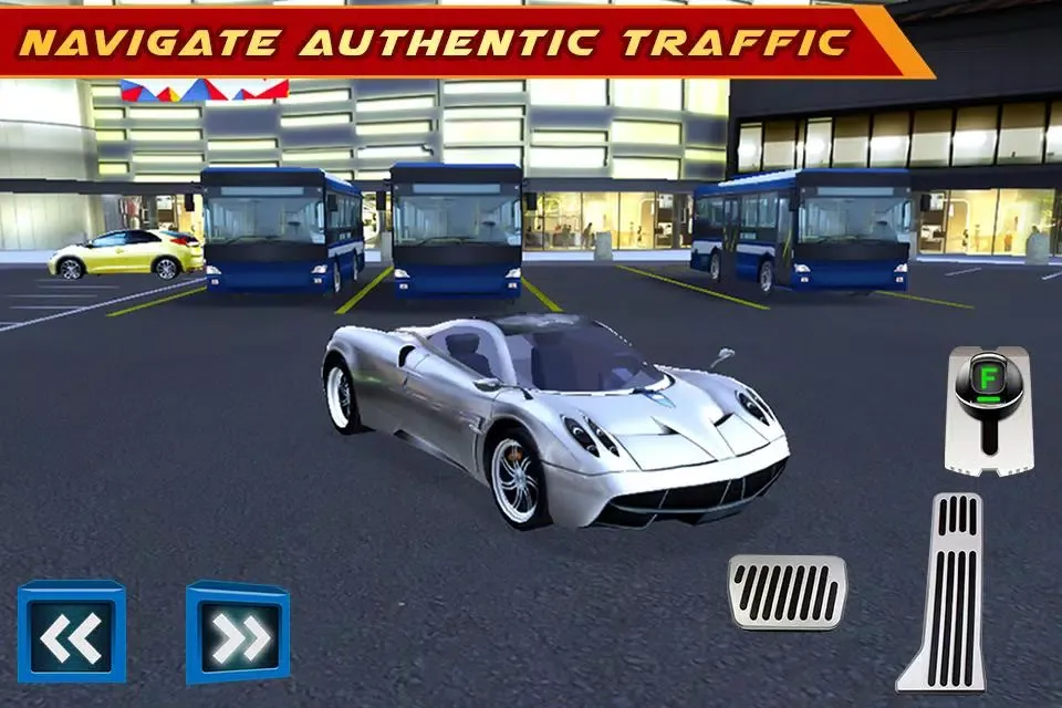 Capturas de tela do Shopping Mall Car Driving 2