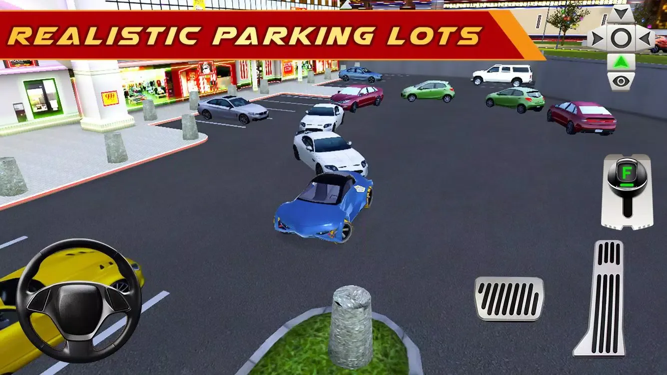 Capturas de tela do Shopping Mall Car Driving 2