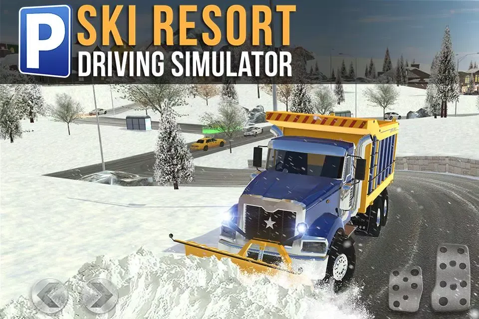 Capturas de tela do Ski Resort Driving Simulator