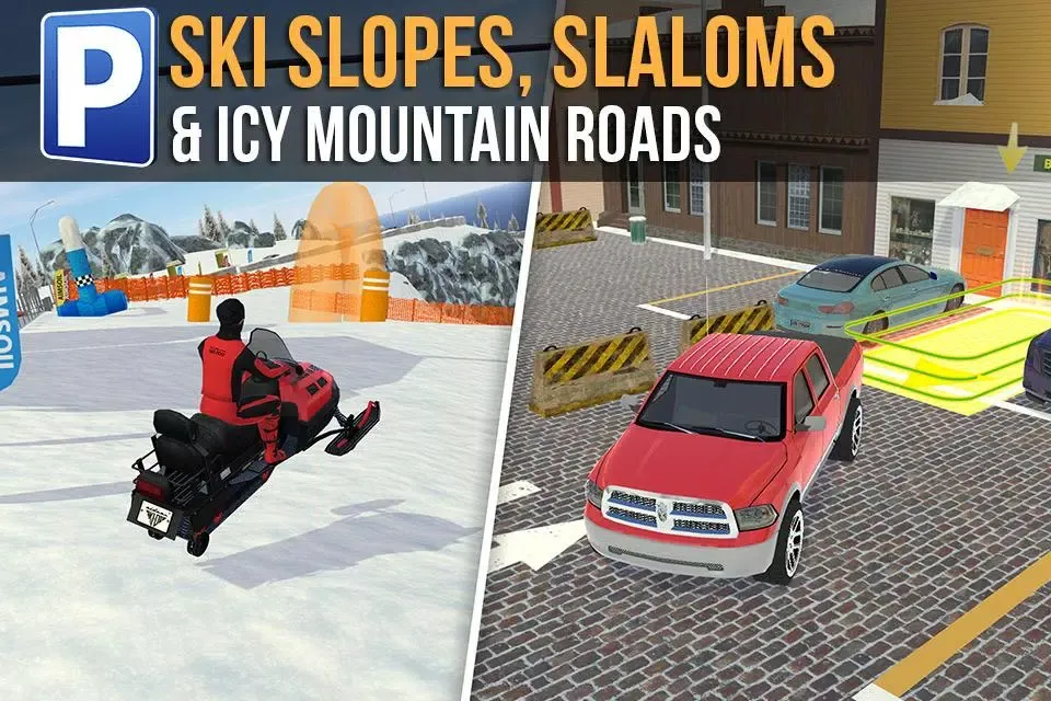 Capturas de tela do Ski Resort Driving Simulator