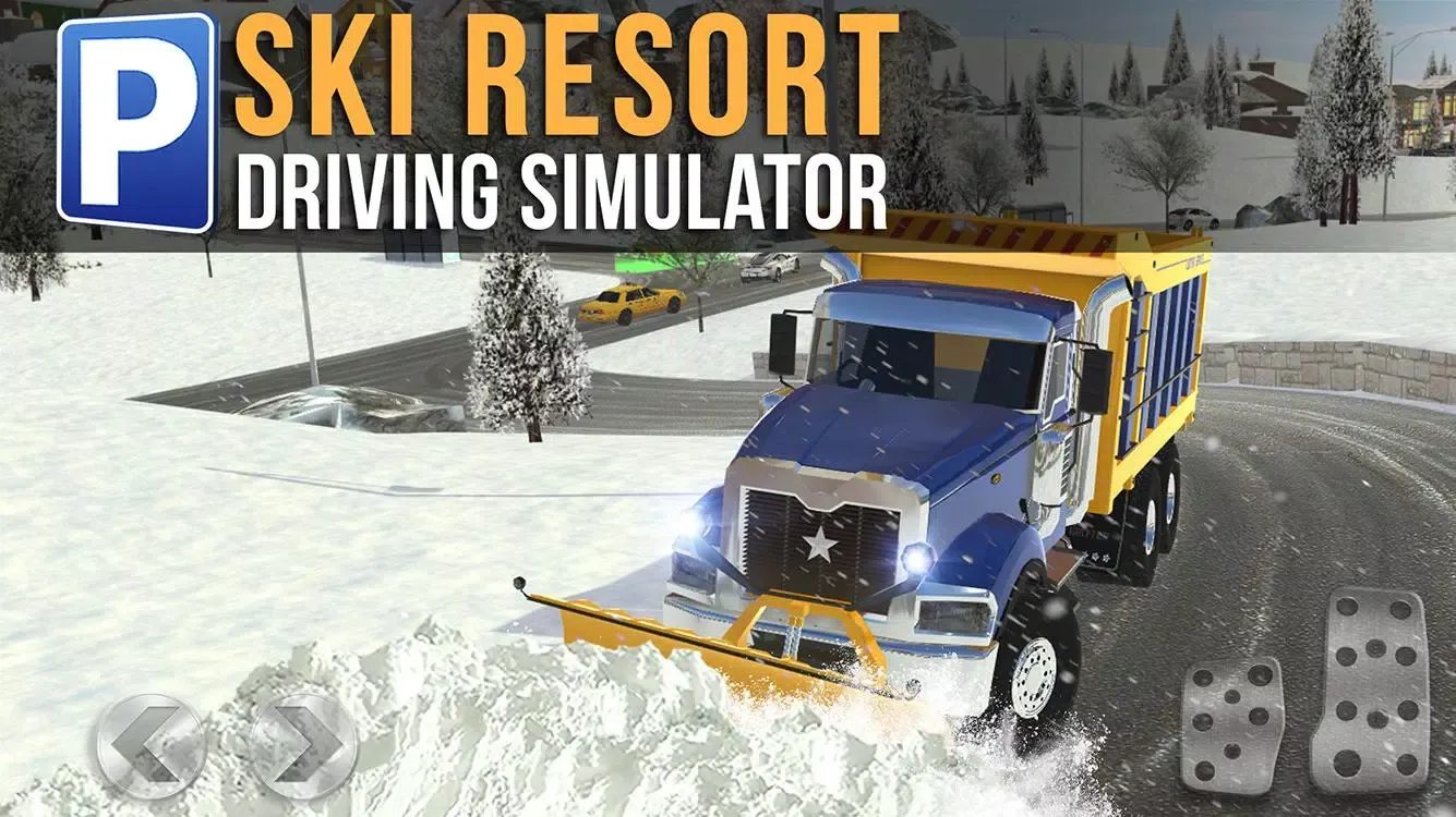 Capturas de tela do Ski Resort Driving Simulator