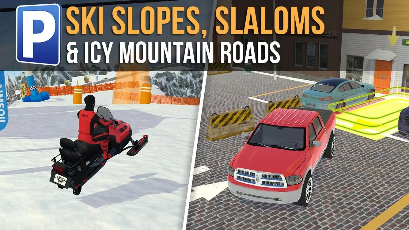 Capturas de tela do Ski Resort Driving Simulator