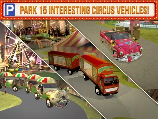 Amusement Park Fair Ground Circus Trucker Parking Simulator iPad  Screenshots