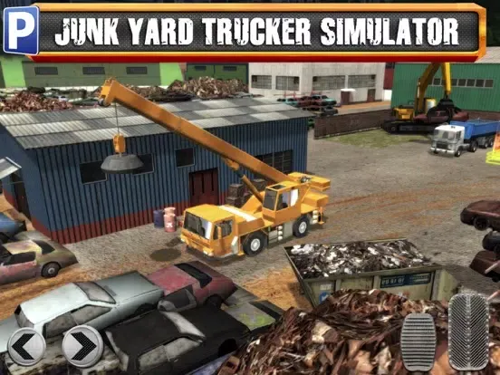 Zrzuty ekranu Junk Yard Trucker Parking Simulator a Real Monster Truck Extreme Car Driving Test Racing Sim iPad 