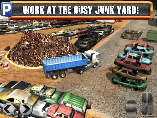 Zrzuty ekranu Junk Yard Trucker Parking Simulator a Real Monster Truck Extreme Car Driving Test Racing Sim iPad 