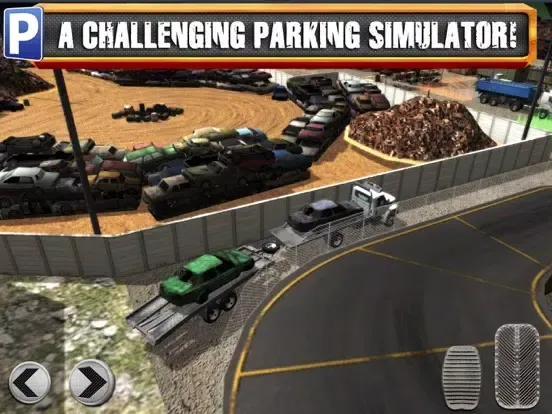 Zrzuty ekranu Junk Yard Trucker Parking Simulator a Real Monster Truck Extreme Car Driving Test Racing Sim iPad 