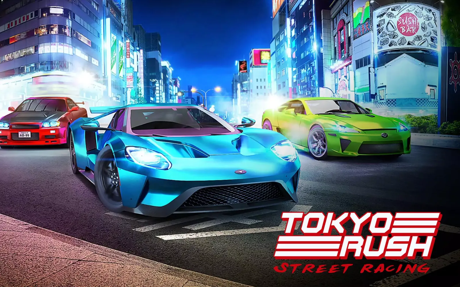Screenshot di Tokyo Rush: Street Racing