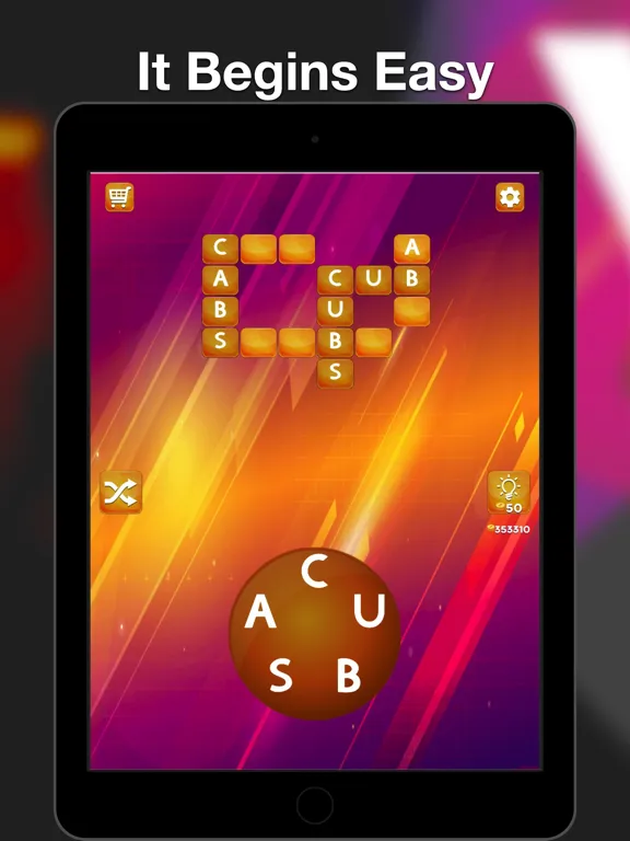 Word Play: Fun Crossword Games iPad 应用截图