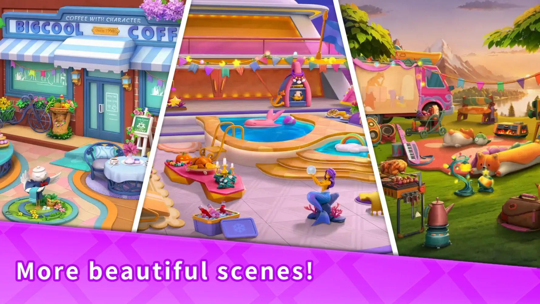 Lost Love Decorator-Merge cafe Screenshots