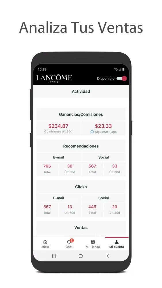 Capturas de pantalla de Lancôme BA