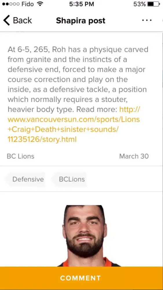 Скриншоты Craig Roh Professional Football