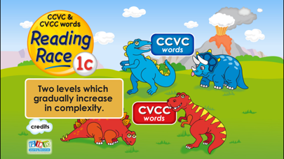 ภาพหน้าจอของ Reading Race 1c: CCVC & CVCC