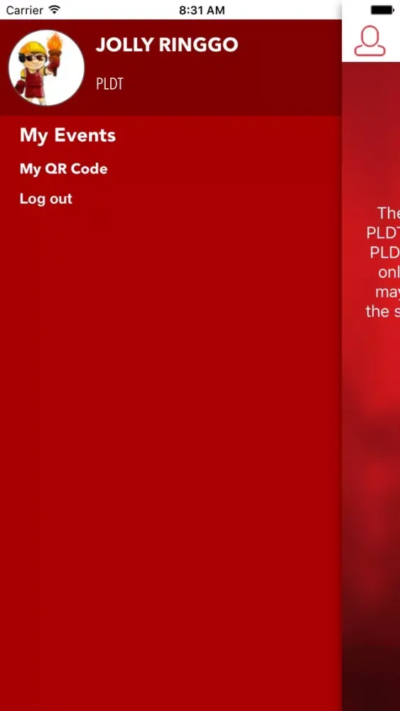 PLDT Events سکرین شاٹس