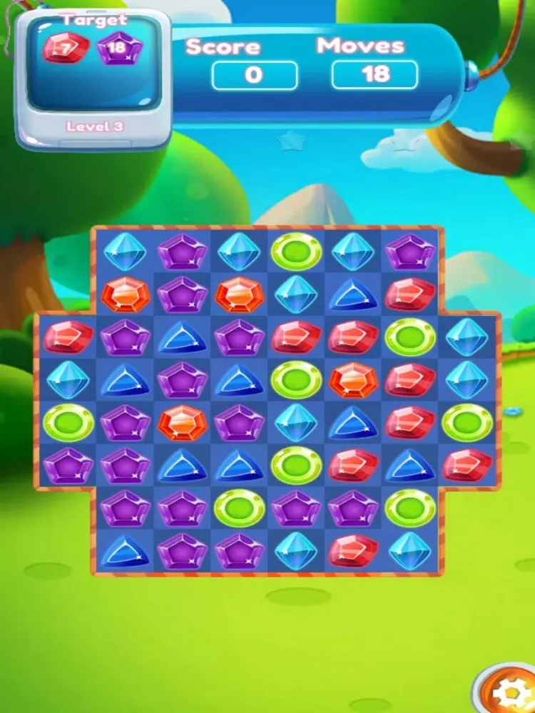 Jewel Twist - Gems World iPad  স্ক্রিনশট