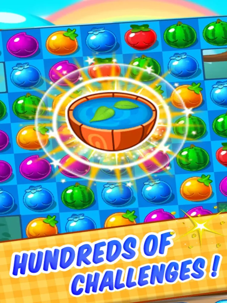 Ảnh chụp màn hình của Fruity Mania : Line Puzzle iPad 
