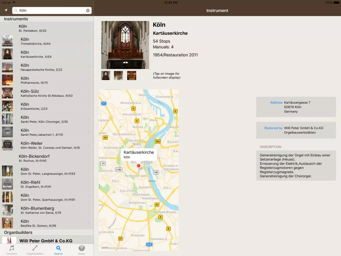 Orgel iPad  Ekran Görüntüleri