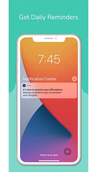 Capturas de pantalla de Vow Affirmations: Self-Care