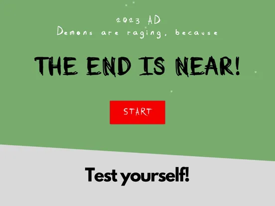 The End Is Near: 2023 Game Jam iPad  स्क्रीनशॉट