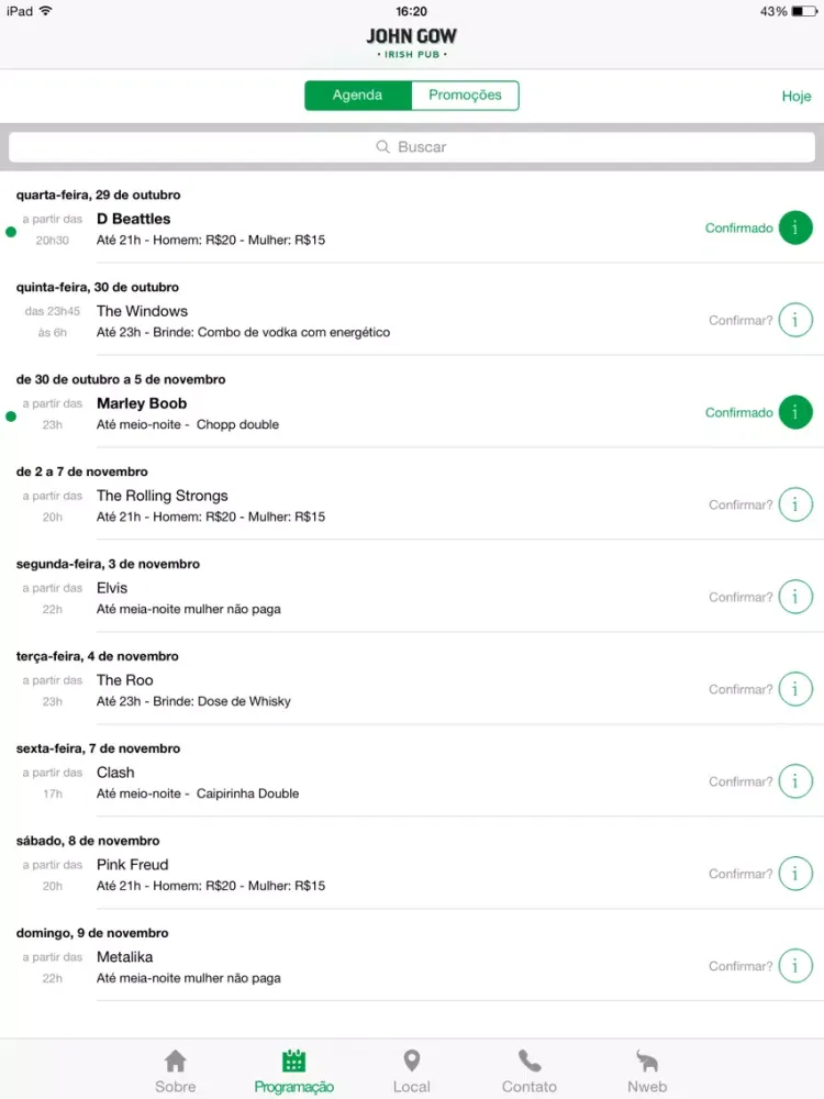 John Gow iPad 应用截图