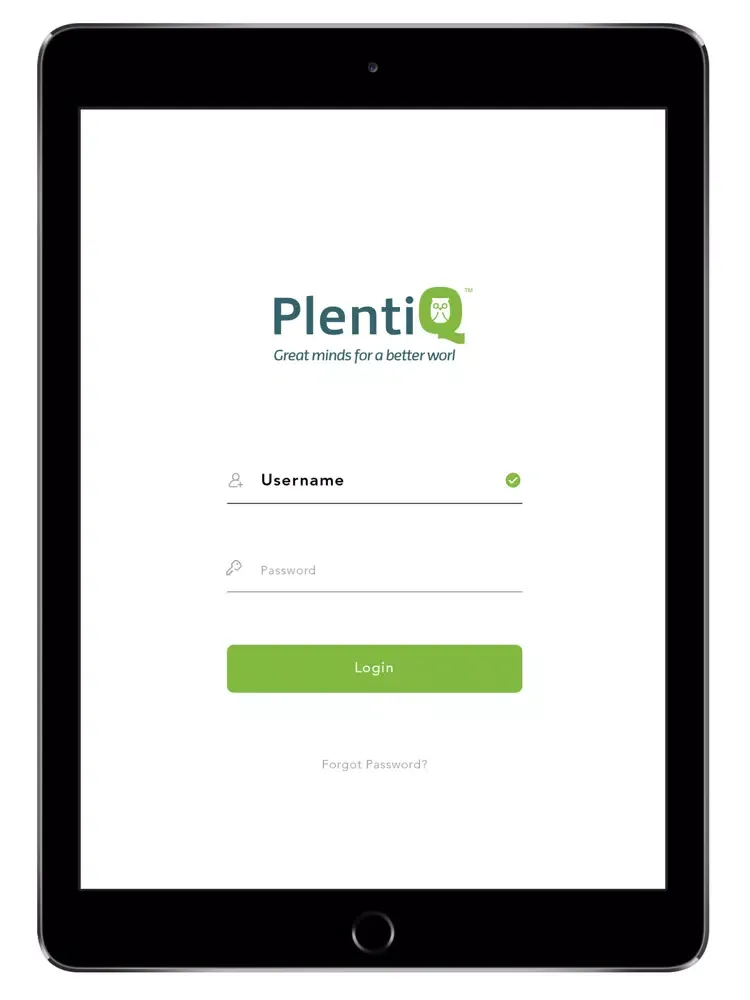 PlentiQ Mobile iPad  Screenshots