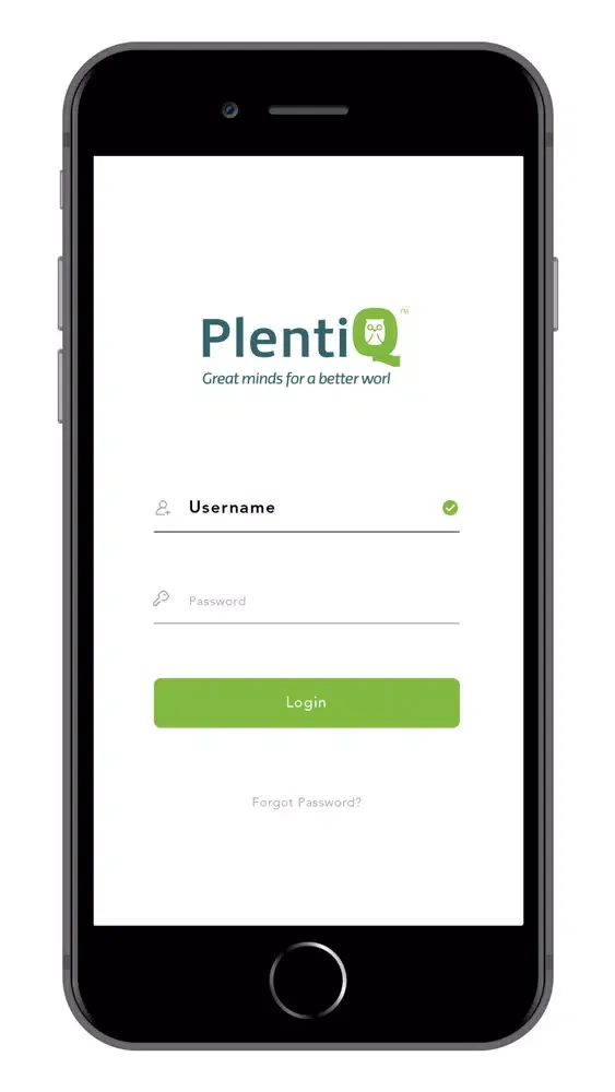 PlentiQ Mobile Screenshots