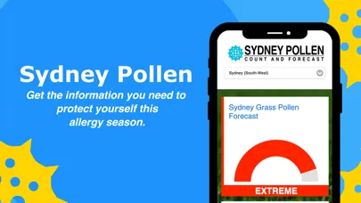 Zrzuty ekranu Sydney Pollen Count & Forecast