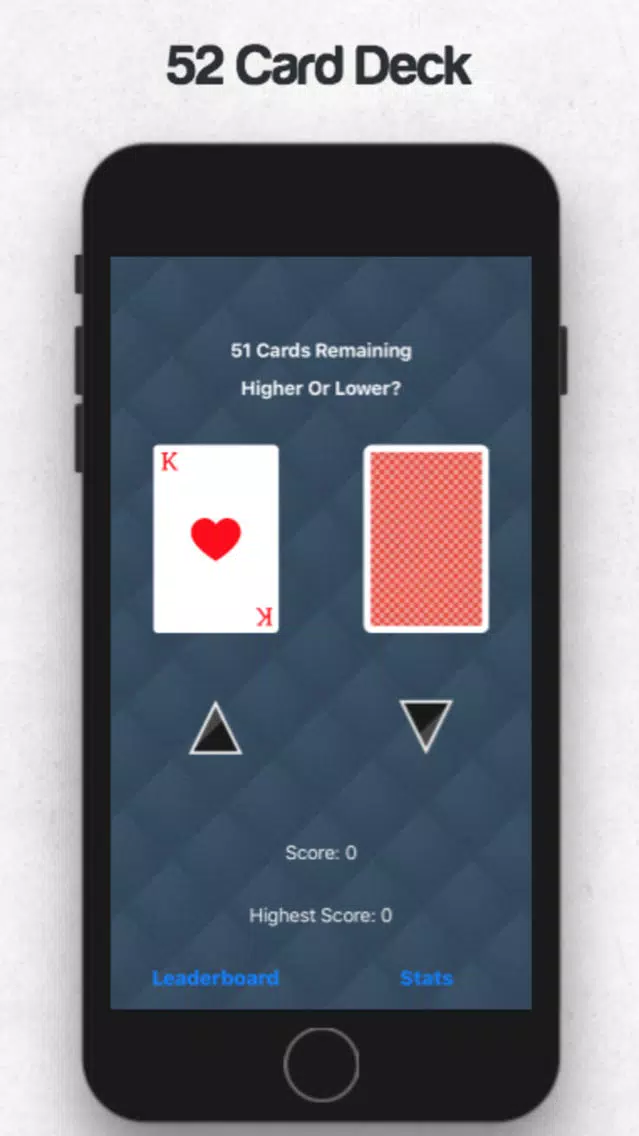 Tangkapan skrin High Or Low: The Card Game