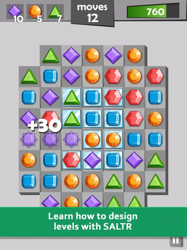 SALTR Match 3 iPad  Ekran Görüntüleri
