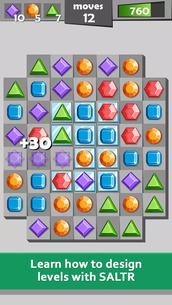 SALTR Match 3 Ekran Görüntüleri