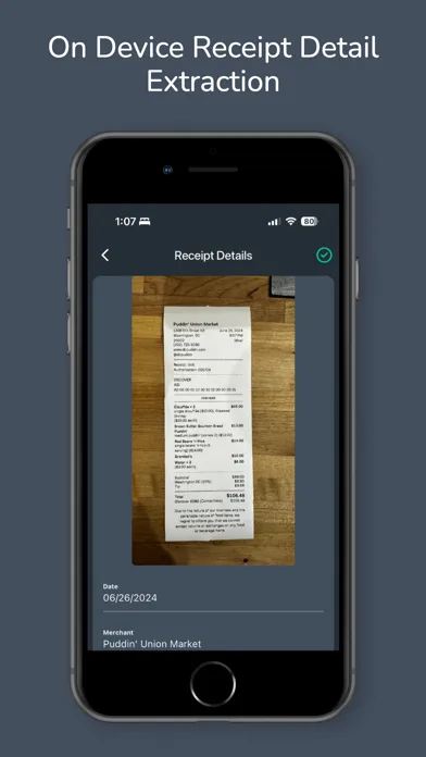 Tangkapan skrin ExpenseIt - AI Expense Report