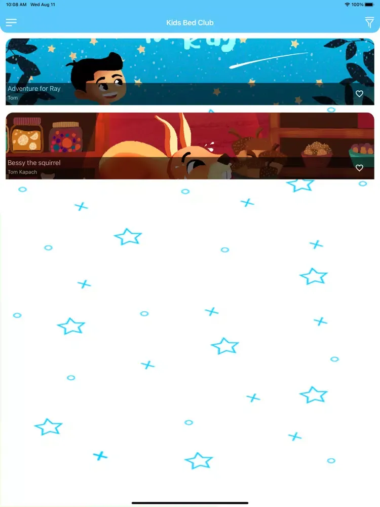Capturas de pantalla de Bedtime Audio Stories Podcast iPad 