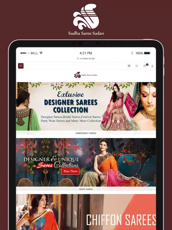 Sudha Saree Sadan iPad  স্ক্রিনশট