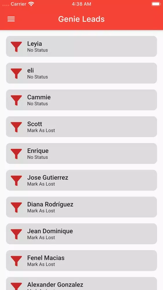 Genie Leads Screenshots