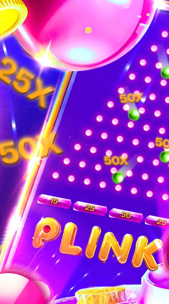 Tangkapan layar Plinko Craft Journey