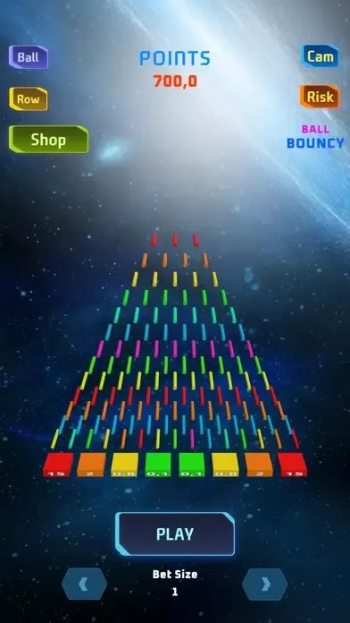 Скриншоты Plinko Space