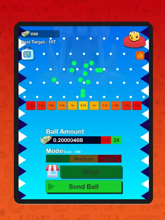 Скриншоты Plinko Ball Falling iPad 