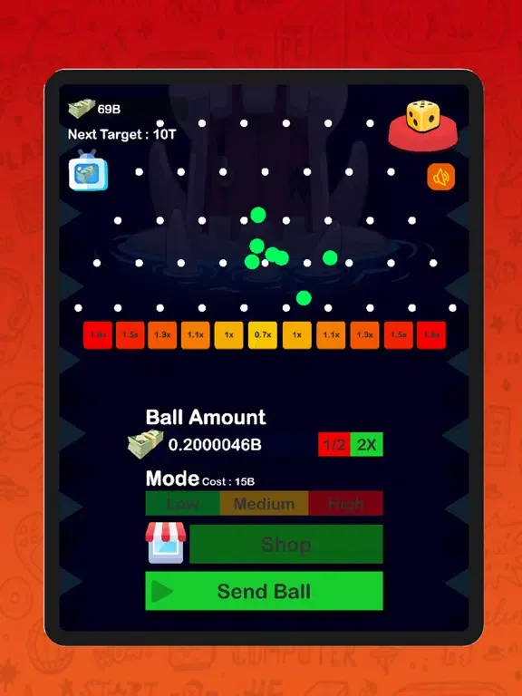 Скриншоты Plinko Ball Falling iPad 