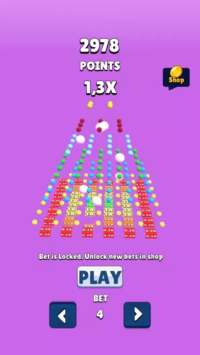 ภาพหน้าจอของ Plinko Stars