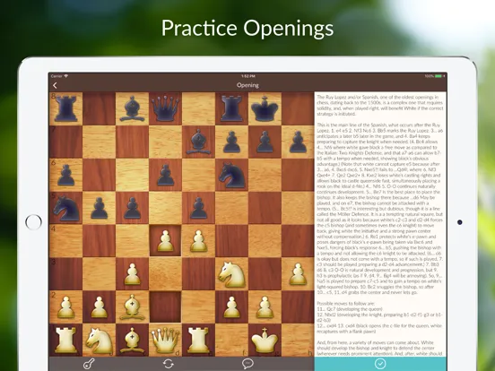 Chess Tactics and Lessons iPad  Screenshots