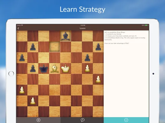Chess Tactics and Lessons iPad  Screenshots