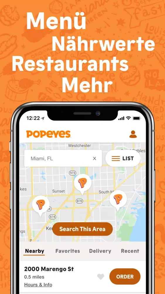 Zrzuty ekranu Popeyes Suisse