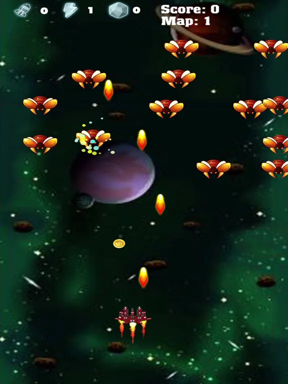 Space Attack - Alien Shooter iPad  Screenshots