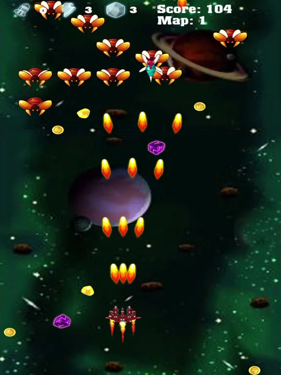 Space Attack - Alien Shooter iPad  Screenshots